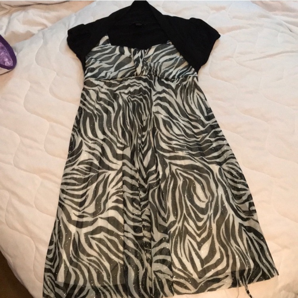 Amy’s Closet zebra pattern dress
